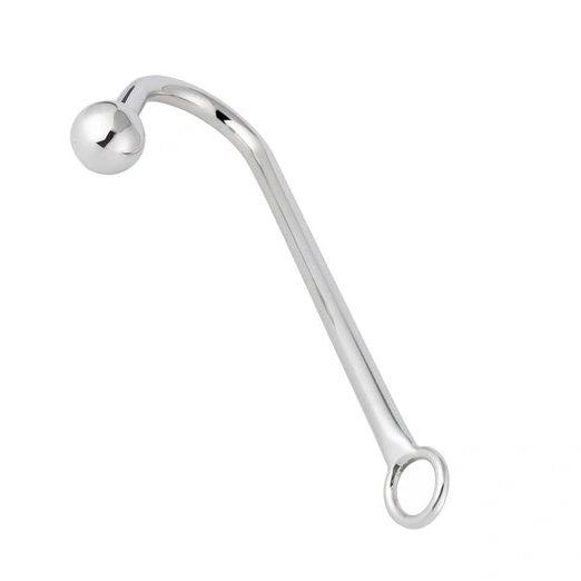 Anal Hooks Toy 3294 Anal Sex AllNight Smooth Metal Hook 0816